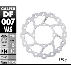 Disco freno Galfer DF007WS