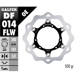 Disco freno Galfer DF014FLW