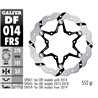 Disco freno Galfer DF014FRS