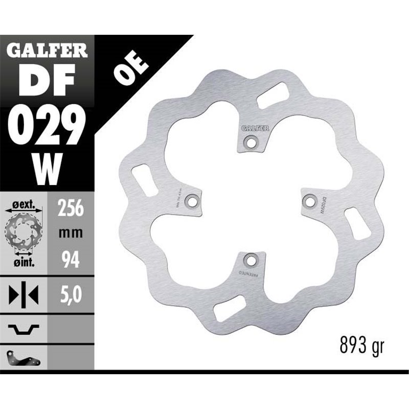 Disco freno Galfer DF029W