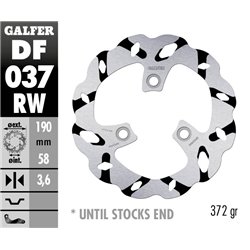 Disco freno Galfer DF037RW