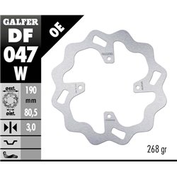 Disco freno Galfer DF047W