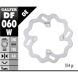 Disco freno Galfer DF060W