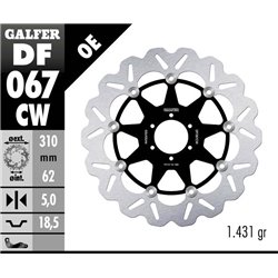 Disco freno Galfer DF067CW