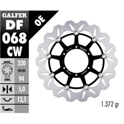 Disco freno Galfer DF068CW