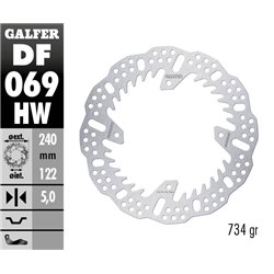 Disco freno Galfer DF069HW