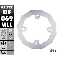 Disco freno Galfer DF069WLL