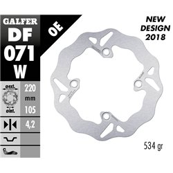 Disco freno Galfer DF071W