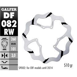 Disco freno Galfer DF082RW