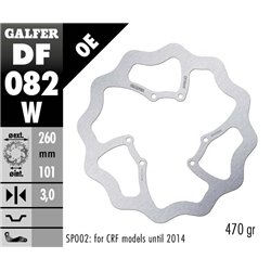 Disco freno Galfer DF082W