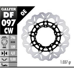 Disco freno Galfer DF097CW