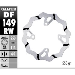 Disco freno Galfer DF149RW