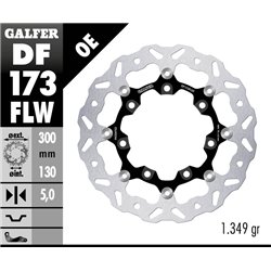 Disco freno Galfer DF173FLW