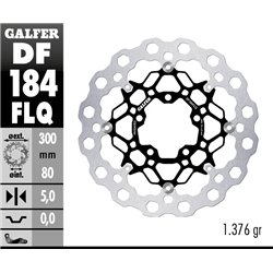 Disco freno Galfer DF184FLQ