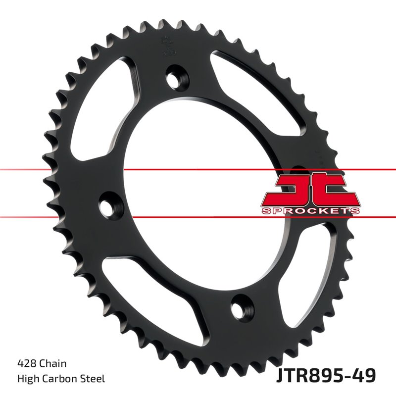 JT Sprockets Corona Posteriore Acciaio JTR857.39 (39 Denti) Per Moto