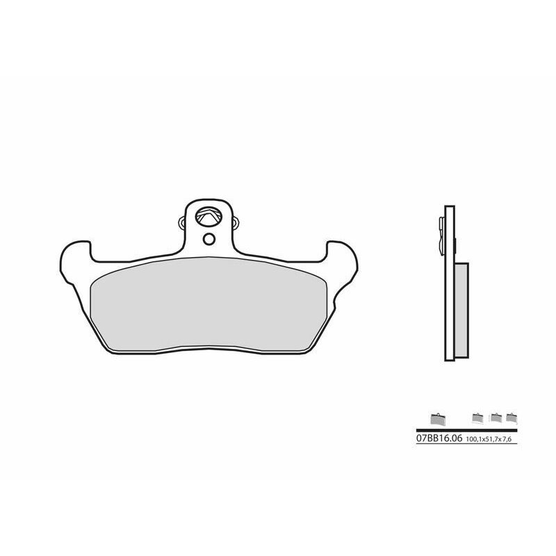 Pastillas Brembo 07BB1606