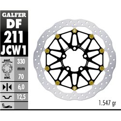 Disco freno Galfer DF211JCW1G03