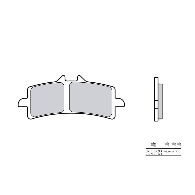 Pastillas Brembo 07BB37LA