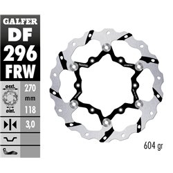 Disco freno Galfer DF296FRW