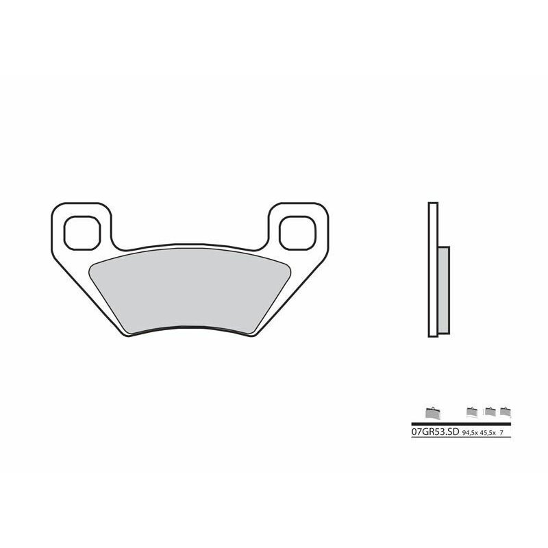 Pastillas Brembo 07GR53SD