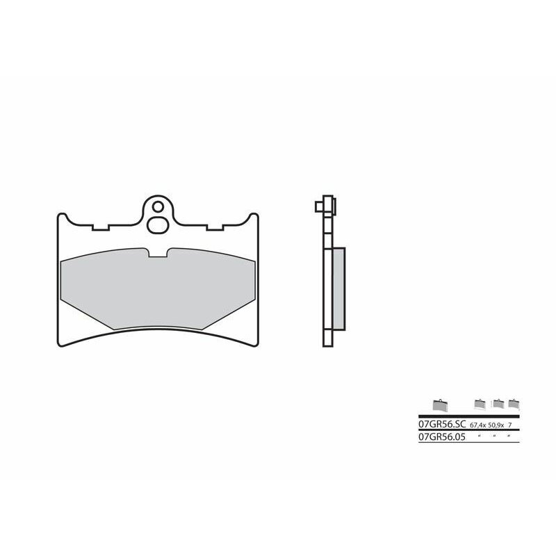 Pastillas Brembo 07GR5605