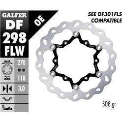 Disco freno Galfer DF298FLW