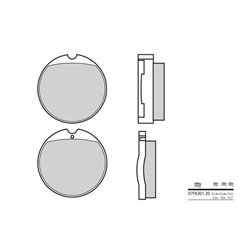 Pastillas Brembo 07HO0130