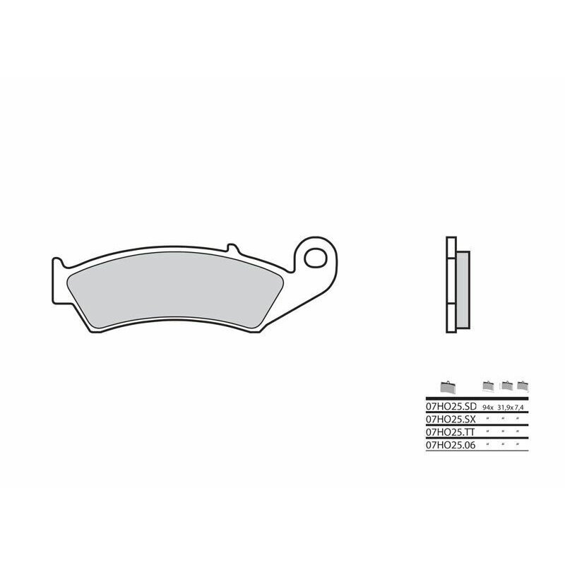 Pastillas Brembo 07HO2506