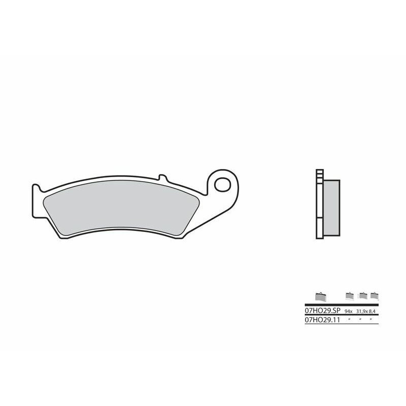 Pastillas Brembo 07HO29SP