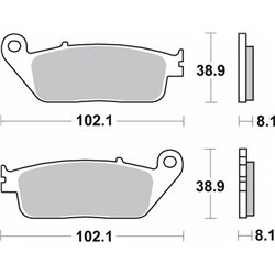 Pastillas Brembo 07HO30SA