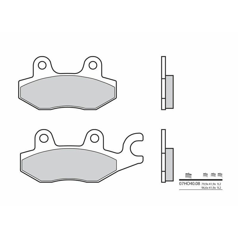 Pastillas Brembo 07HO4008