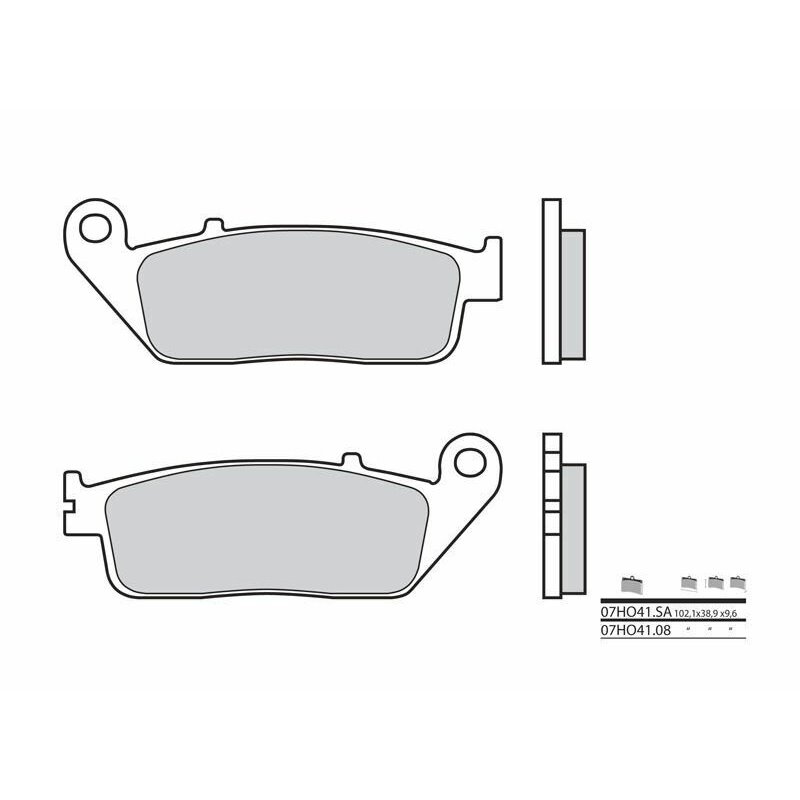 Pastillas Brembo 07HO41SA