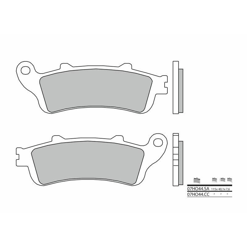 Pastillas Brembo 07HO44SA