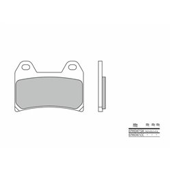 Pastillas Brembo 07HO47SA