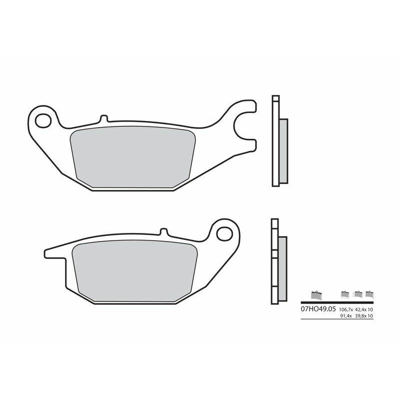 Pastillas Brembo 07HO4905