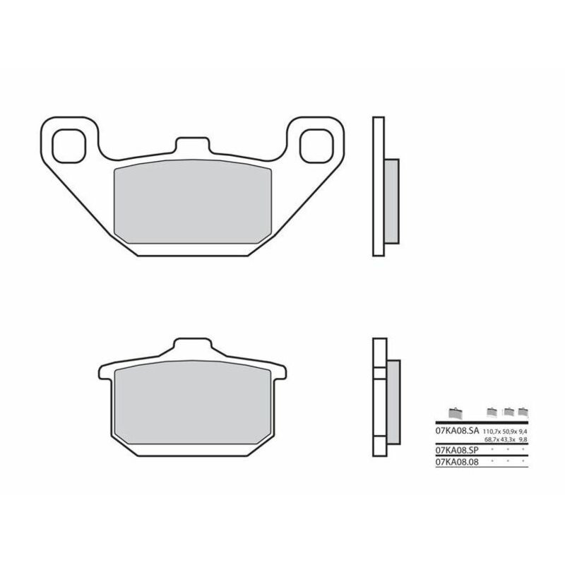 Pastillas Brembo 07KA0808