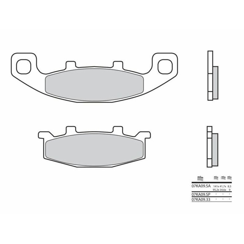 Pastillas Brembo 07KA0933