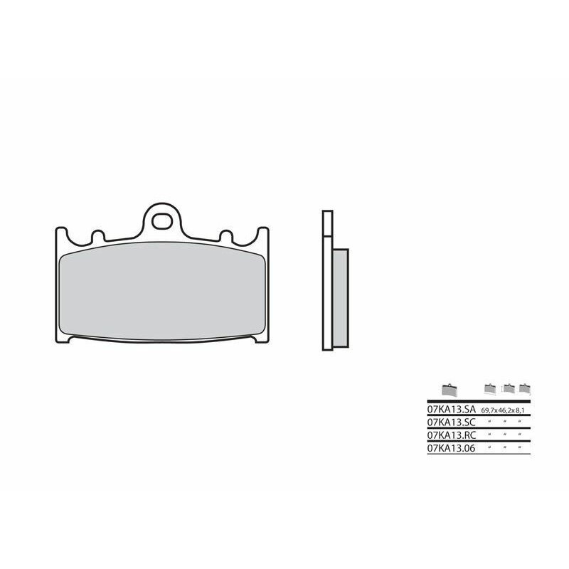 Pastillas Brembo 07KA1306