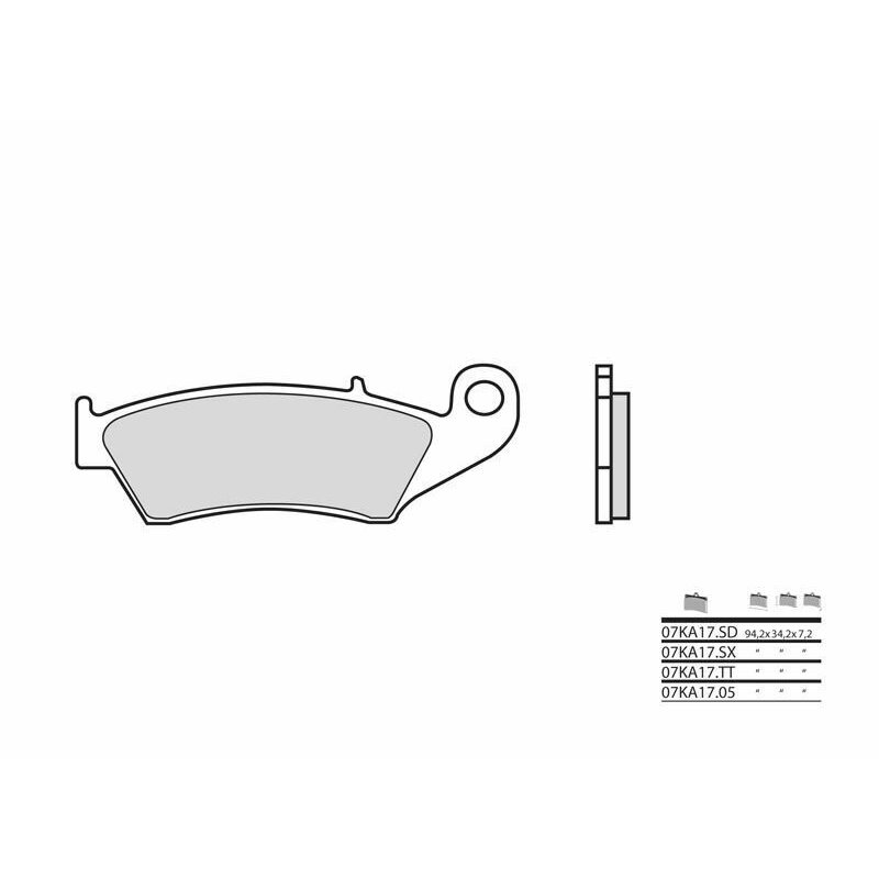 Pastillas Brembo 07KA1705