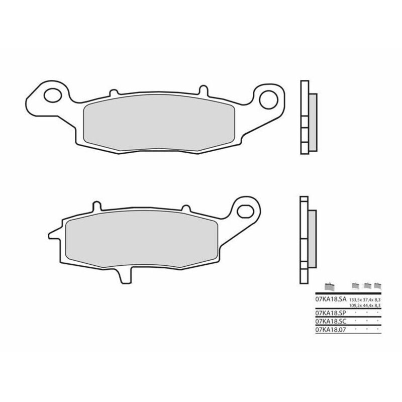 Pastillas Brembo 07KA1807