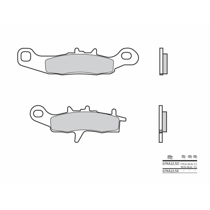 Pastillas Brembo 07KA22SD