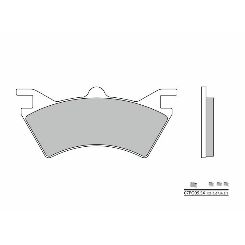 Pastillas Brembo 07PO05SX