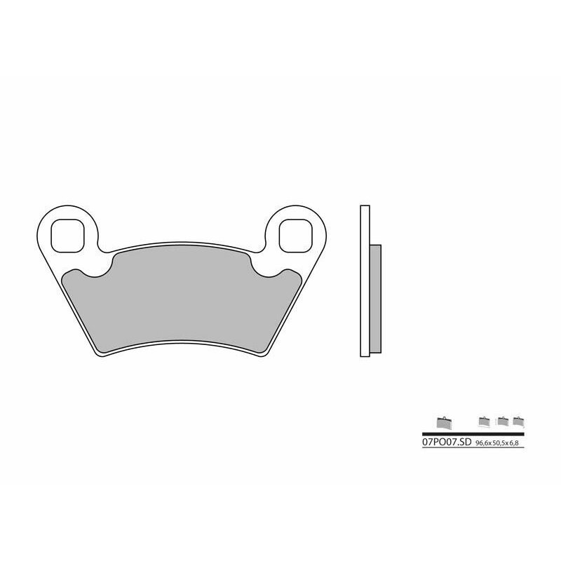 Pastillas Brembo 07PO07SD