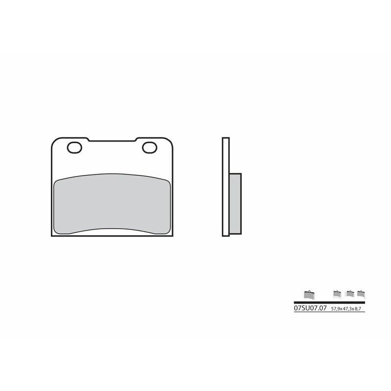 Pastillas Brembo 07SU0707