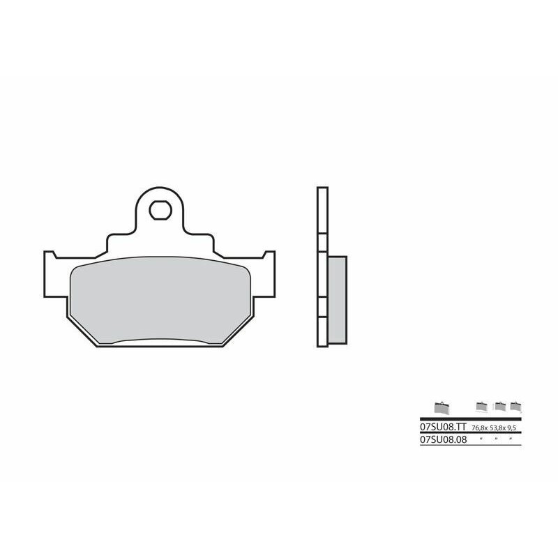 Pastillas Brembo 07SU0808