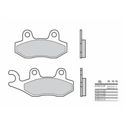 Pastillas Brembo 07SU12SD