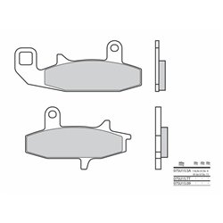 Pastillas Brembo 07SU1509