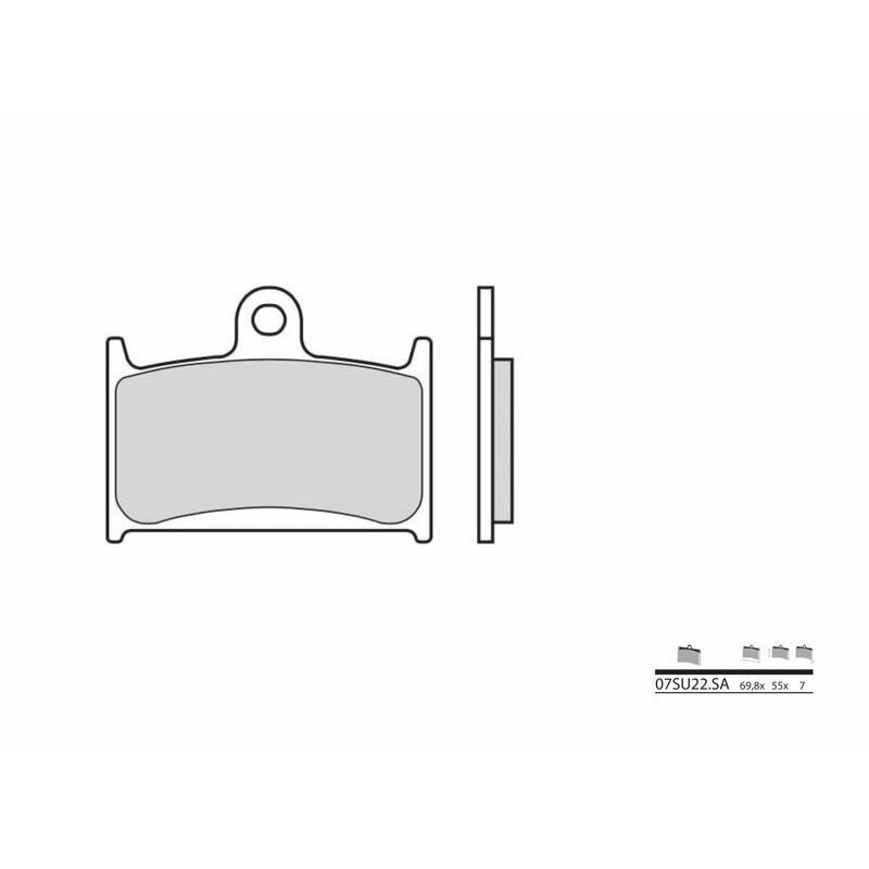 Pastillas Brembo 07SU22SA