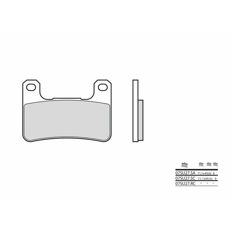 Pastillas Brembo 07SU27RC