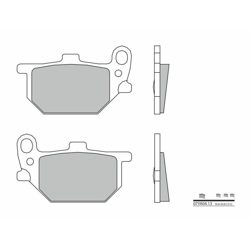 Pastillas Brembo 07YA0413